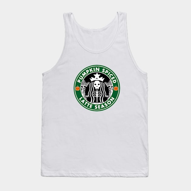 Pumpkin Spiced Latte Tank Top by Nyaxxy